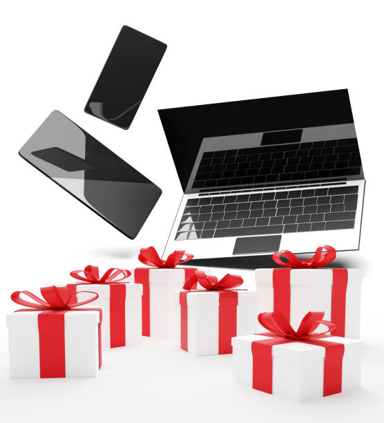 istock notebook desktop with smartphone with tablet computer gifts 3d-illustration 1023624396
