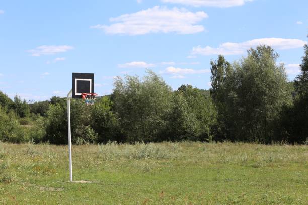 istock Basketball shield in the open air. 1023642842