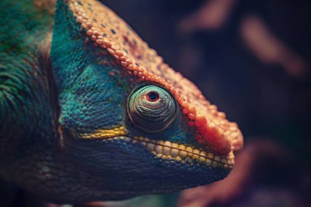 istock big head of a lizard of a chameleon 1023650300