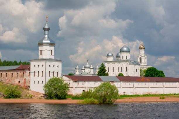 istock St. George's (Yuriev) Monastery, Veliky Novgorod, Russia 1023665634