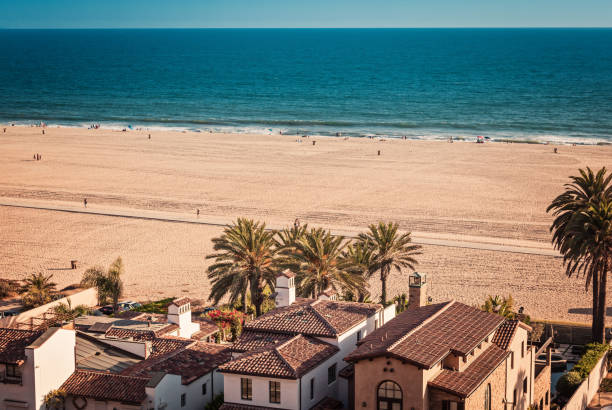istock Sand beach of Santa Monica 1023692918