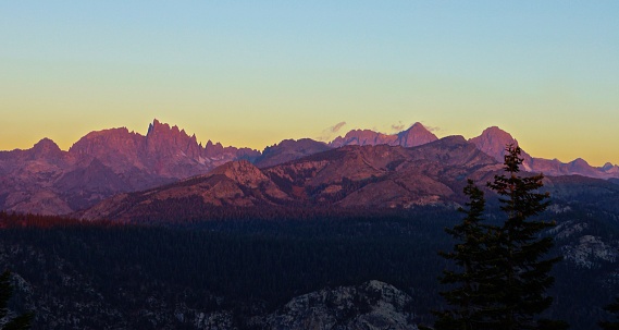 Central California's High Sierra Range.
Devil's Postpile National Monument.
Yosemite National Park/SE Edge.
Inyo National Forest Sunrise.
Ansel Adams Wilderness.
The Minaret Range.