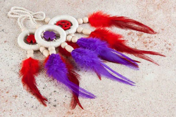 istock Bright dream catchers with crosses 1023723870