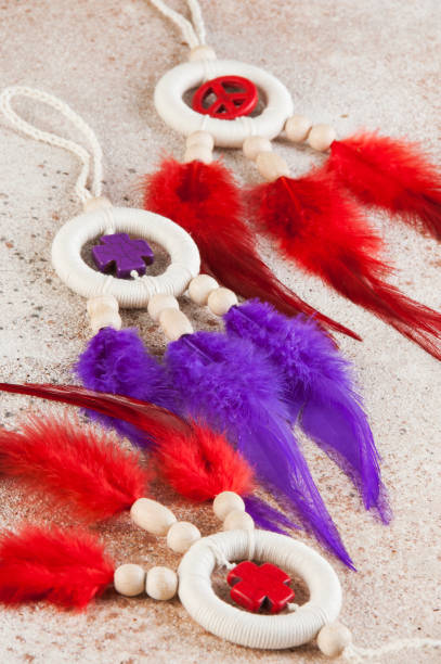 istock Bright dream catchers with crosses 1023724022