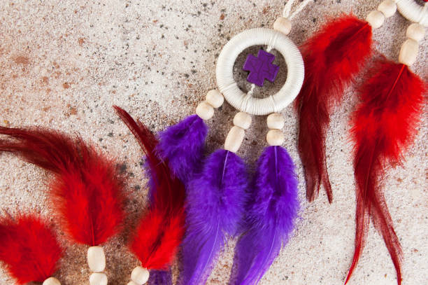 istock Bright dream catchers with crosses 1023741624