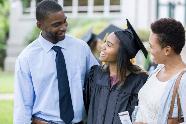 istock College graduate with proud parents 1023742020