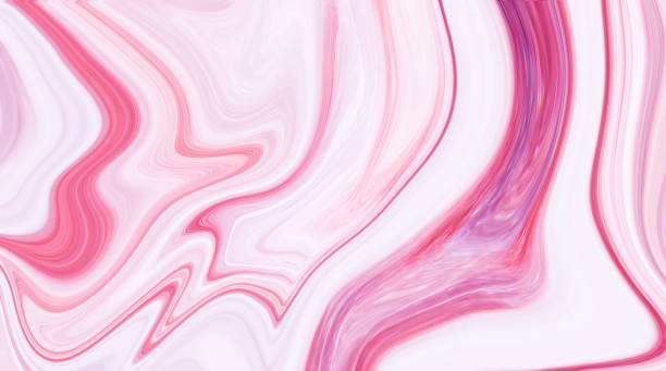 istock Colorful paintings of marbling, Pink marble ink pattern texture abstract background. Can be used for background or wallpaper 1023749860