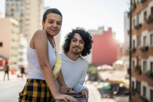 istock Cute Young Couple Portrait 1023766568