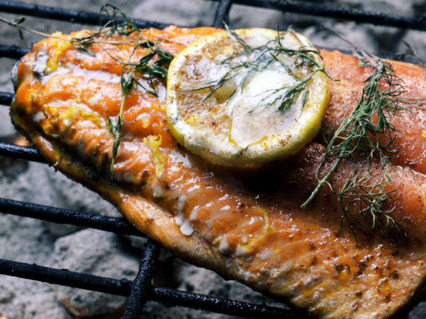 istock Cedar Plank Salmon with Lemon and Herbs 1023775320