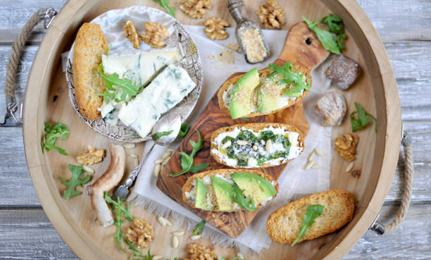 istock useful breakfast, toast with sour and avocado. 1023798666