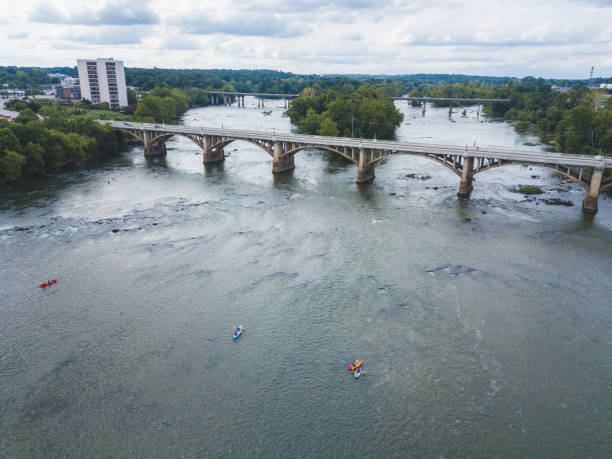 Kayaks on the Congaree River