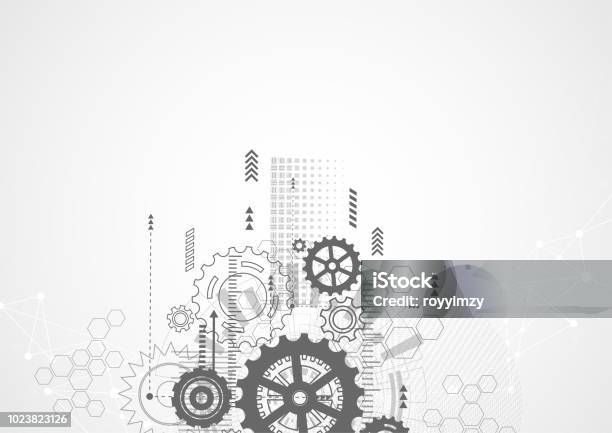 Abstract Technology Communication Design Innovation Concept Background ...