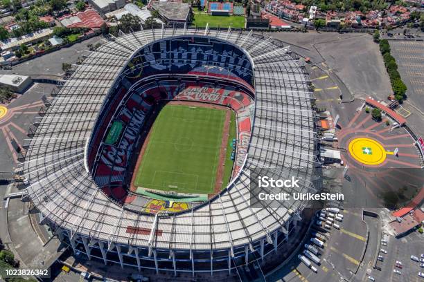メキシコ シティのアステカ スタジアムの空撮 アステカスタジアムのストックフォトや画像を多数ご用意 アステカスタジアム