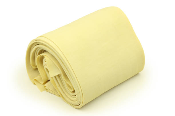 istock Bean curd skin on white background. 1023831942