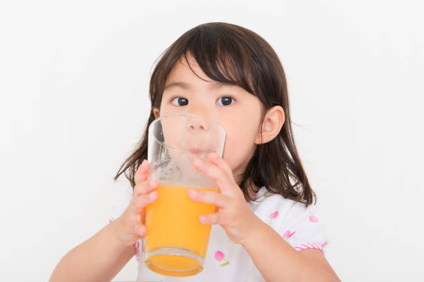 istock little girl on white background 1023839912