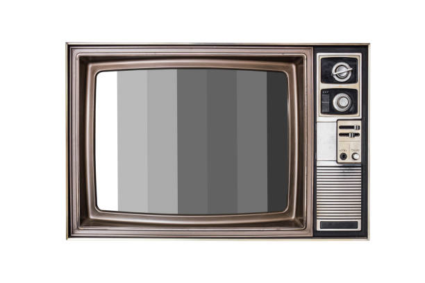 istock old  television with cut screen isolated on white background 1023862704