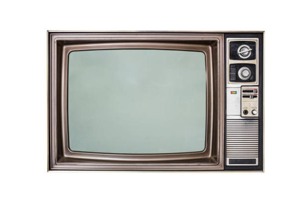 istock old  television with cut screen isolated on white background 1023862718