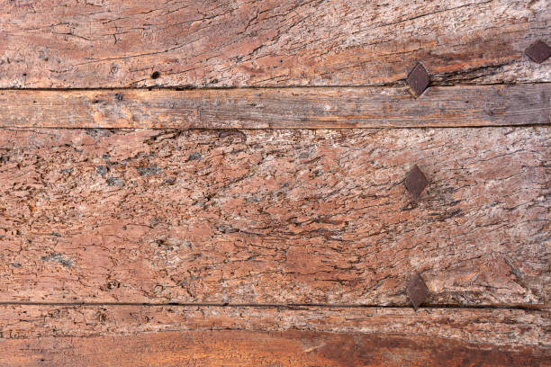 istock The old  texture painted wooden boards. Close-up 1023862954
