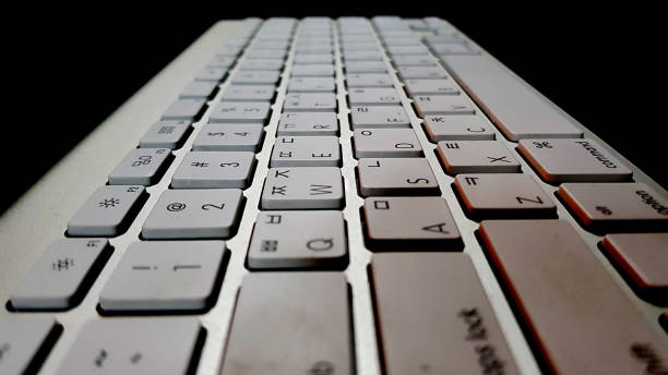 istock Korean keyboard closeup in dark lighting 1023879822