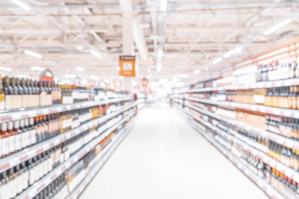 istock Blurred background-abstract blur shopping mall store interior. 1023885772