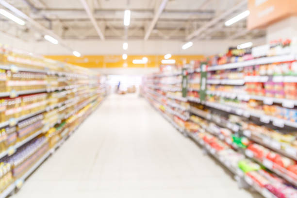 istock Blurred background-abstract blur shopping mall store interior. 1023885782