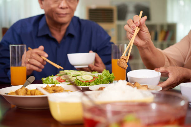 istock Dinner in Asian family 1023898346