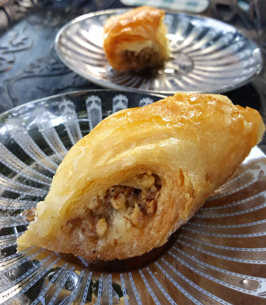 istock fresh baked baklava on a silver colored plates 1023898888