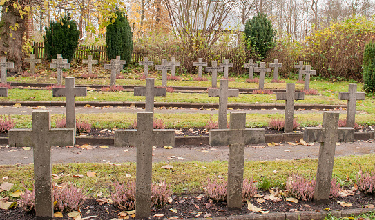 Cadet cemetery on the Prince's Island near Plön