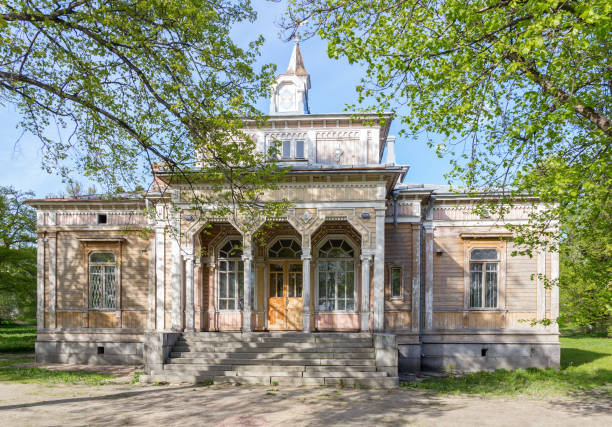 Old Town Hall in Sortavala, Karelia, Russia