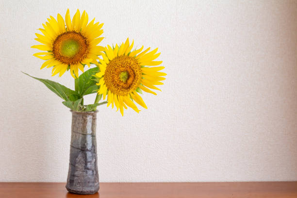 istock Sunflower flower decorated with vase 1023914844