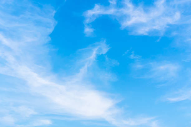 istock Air clouds in the blue sky. 1023919408
