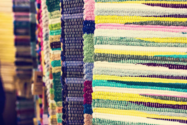 istock The homespun rugs in the window. 1023933248