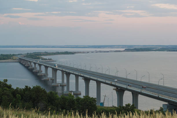 istock View of the bridge over the river 1023938952