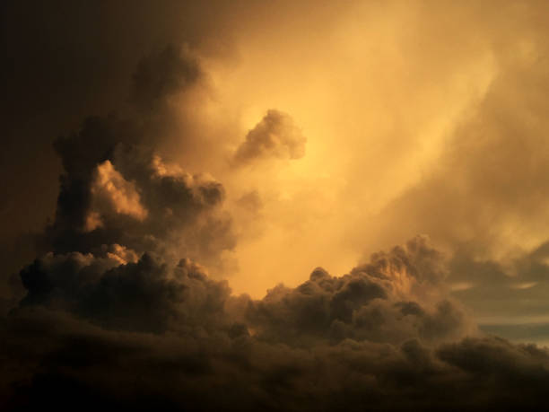 istock Dark colors of Sky and Cloud in evening light 1023942916