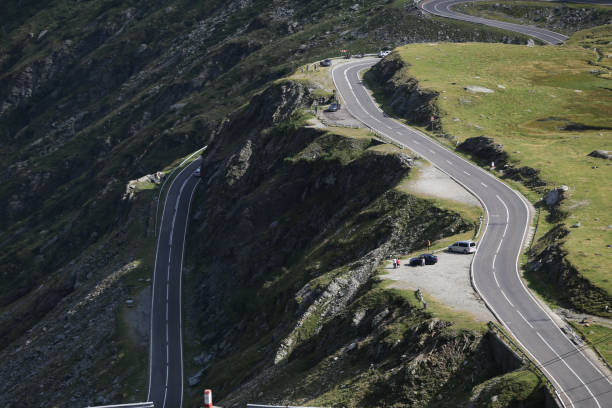 istock The Transfagarasan road, a paved mountain road in Romania 1023954868