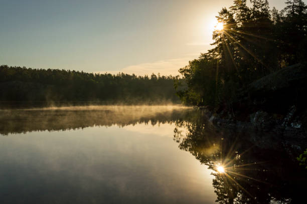 istock Sunrise at the lake 1023959614