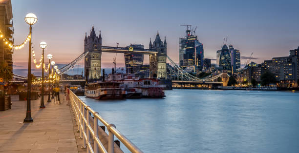 istock The Tower Bridge in London light up at Night 1023959806