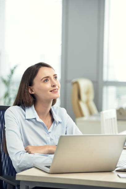 istock Dreamy business lady 1023966642