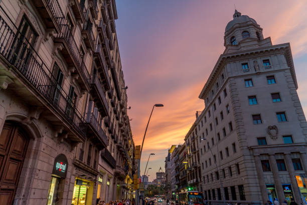 istock Purple Barcelona Sunset 1023971160