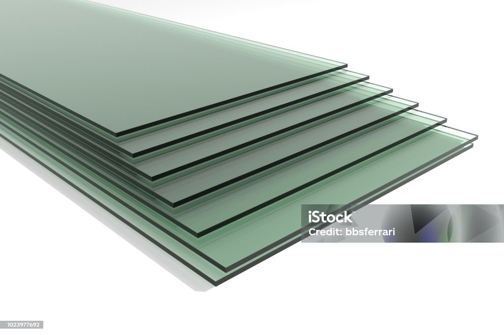 mat Tweede leerjaar gangpad Sheets Of Green Tempered Clear Float Glass Stock Photo - Download Image Now  - Glass - Material, Sheet - Bedding, Stack - iStock