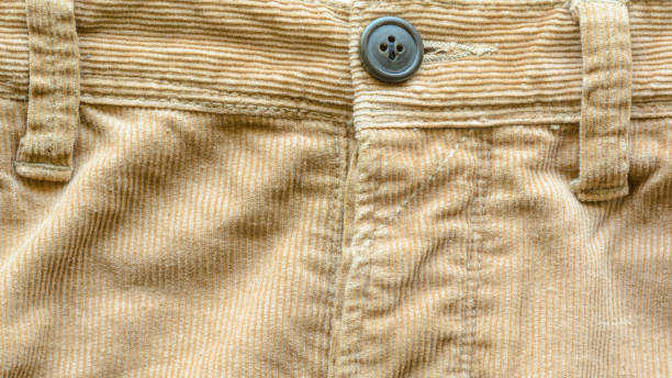 istock Pocket in Beige Velvet Pants Closeup 1023978010