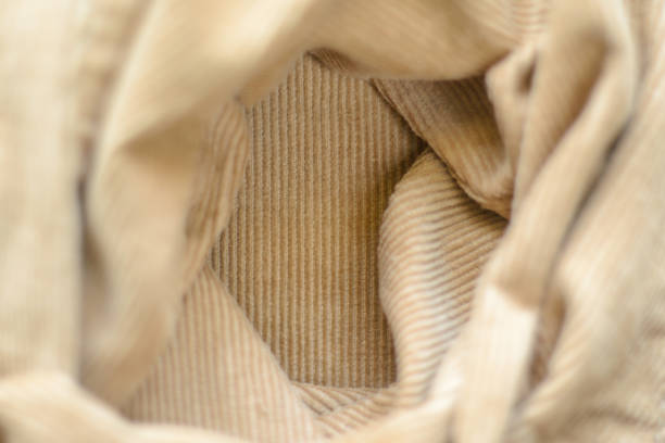istock Beige Velvet Clothes Blank Background 1023981002