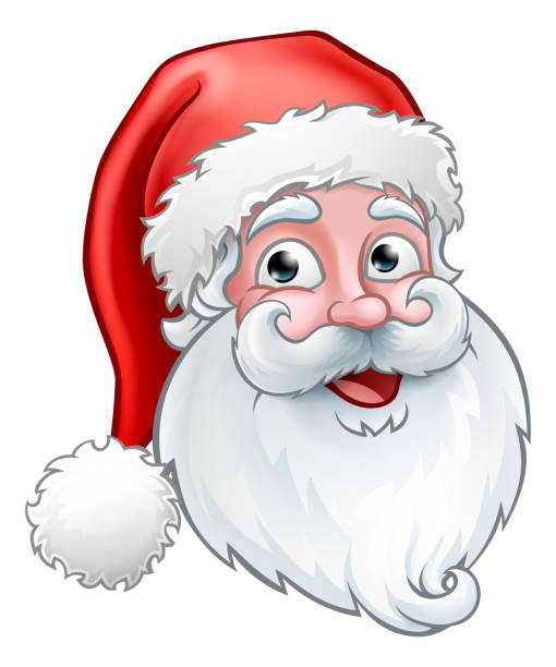 Christmas Santa Claus Cartoon Stock Illustration - Download Image Now - Santa  Claus, Anthropomorphic Face, Human Face - iStock