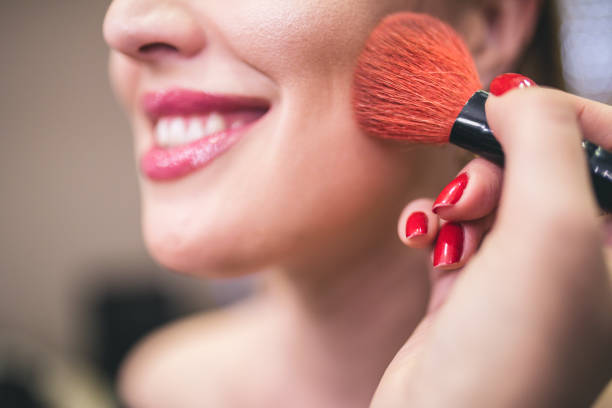 istock Make-up artist work on her friend. 1023985468