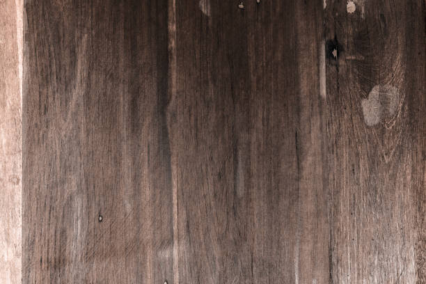 istock Wood table floor with natural pattern texture. Empty template  wood board can be used as background. 1023988512