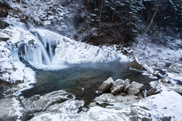 istock Waterfall Kameneckiy in the Carpathian mountains 1024014960