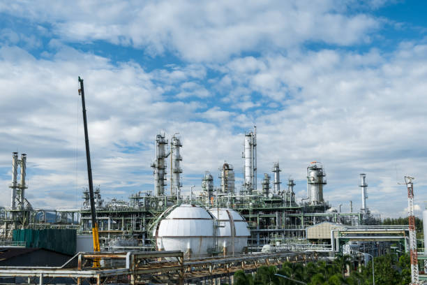 istock oil refinery plant during maintenances and services 1024018458