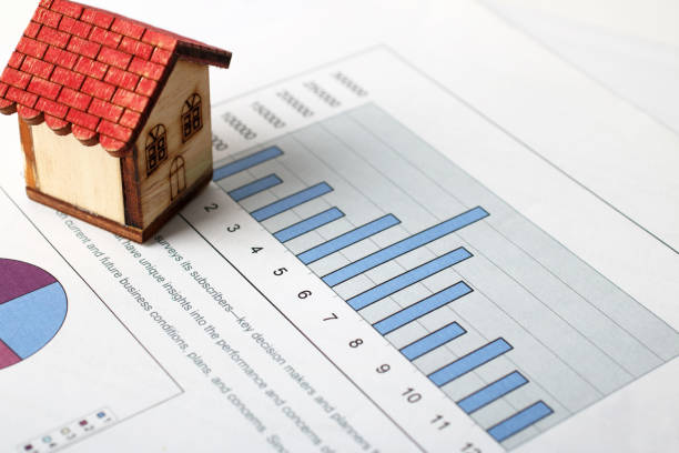 istock Miniature House on a Financial Graph 1024018616