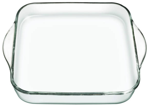 istock Rounded Square Heath Resistant Glass Casserole Baking Dish Isolated on White Background 1024024894