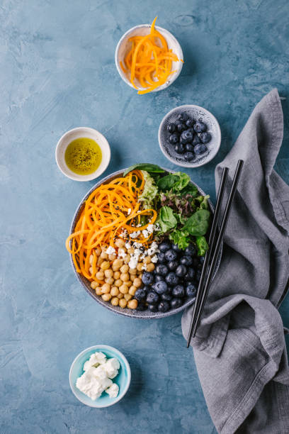 istock Buddha bowl salad with fresh vegetables 1024045556